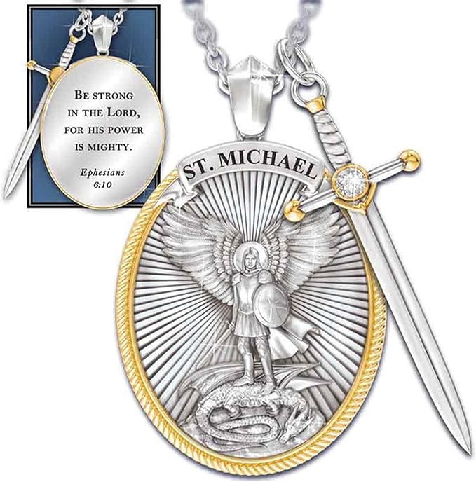 COLLAR ARCÁNGEL SAN MIGUEL - PROTECCIÓN DIVINA + EBOOK GRATIS