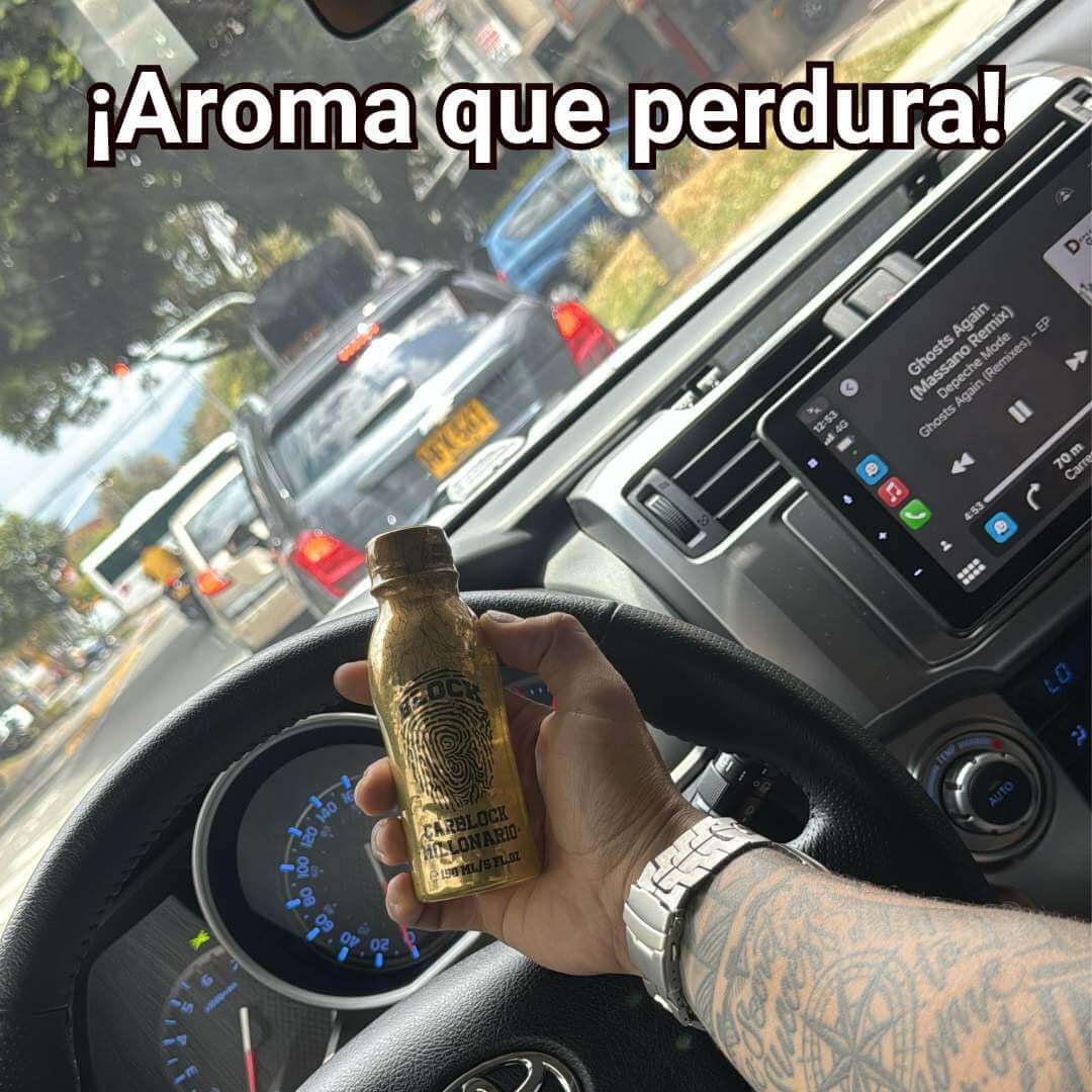 PERFUME PARA AUTOS CARBLOCK