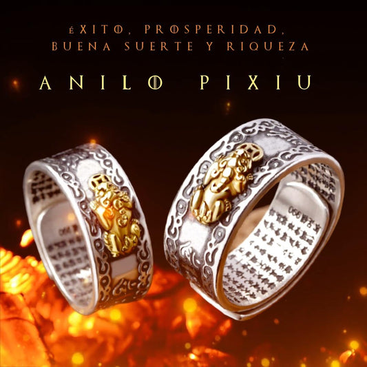 Anillo Pixiu de la Buena Suerte y abundancia.