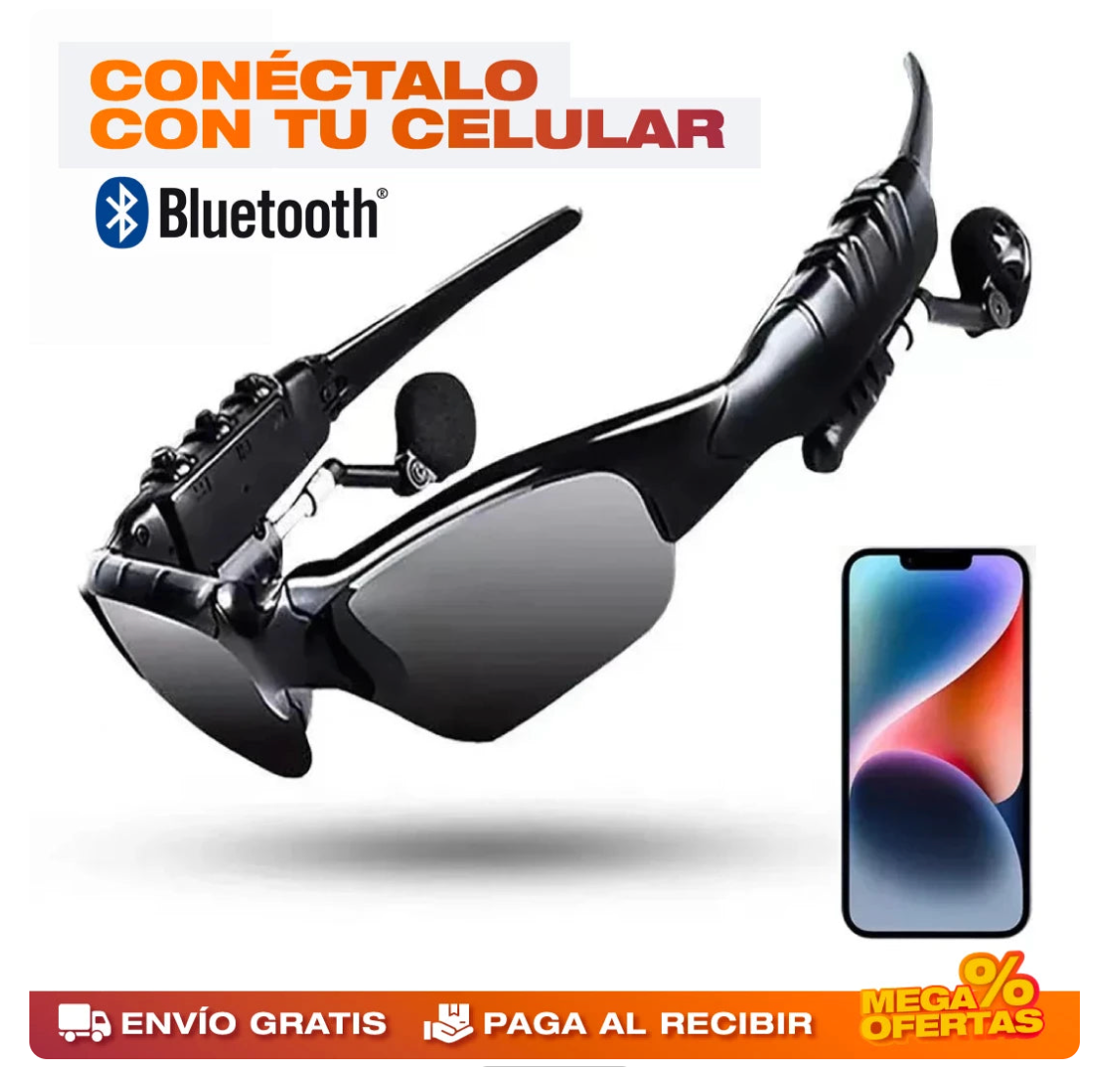 GAFAS DEPORTIVAS INALÁMBRICA BLUETOOTH CON POLARIZADOS