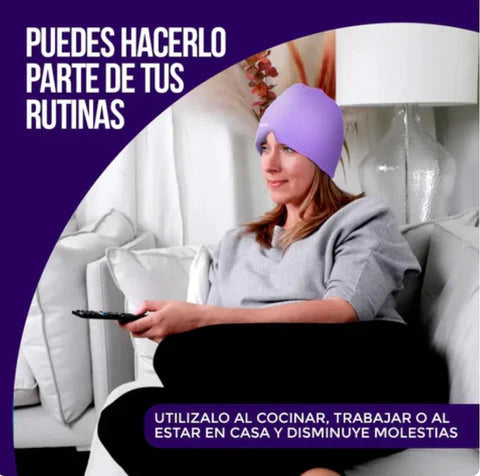 GORRO GEL TERAPIA DE COMPRESION FRIO/CALOR